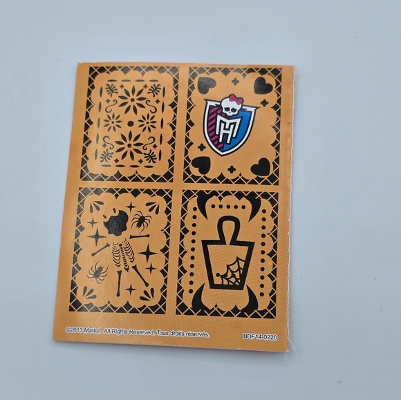 Monster High Skelita Calaveras Art Class Doll Diary Journal 2013 - Picture 9 of 9